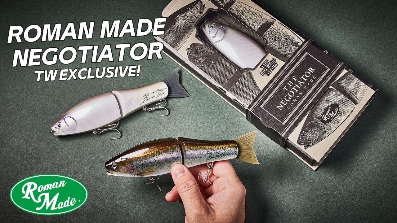 Roman Made TW Exclusive Negotiator Swimbait Colors - Now Available!