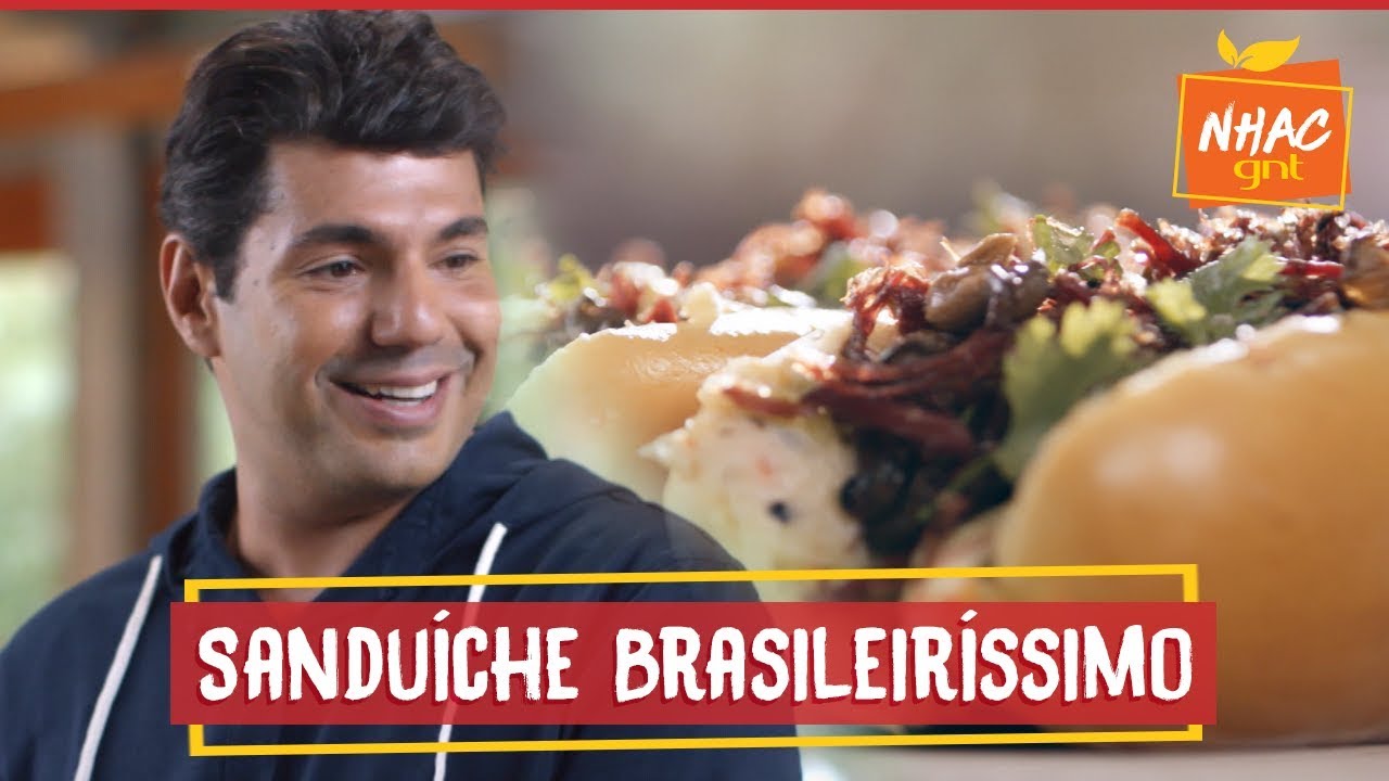 Sanduíche de carne seca com cogumelo no pão de abóbora | Felipe Bronze | Perto do Fogo