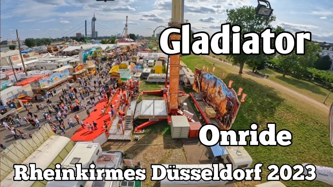 ⁴ᴷ Gladiator - Kriek - Onride | Rheinkirmes Düsseldorf 2023