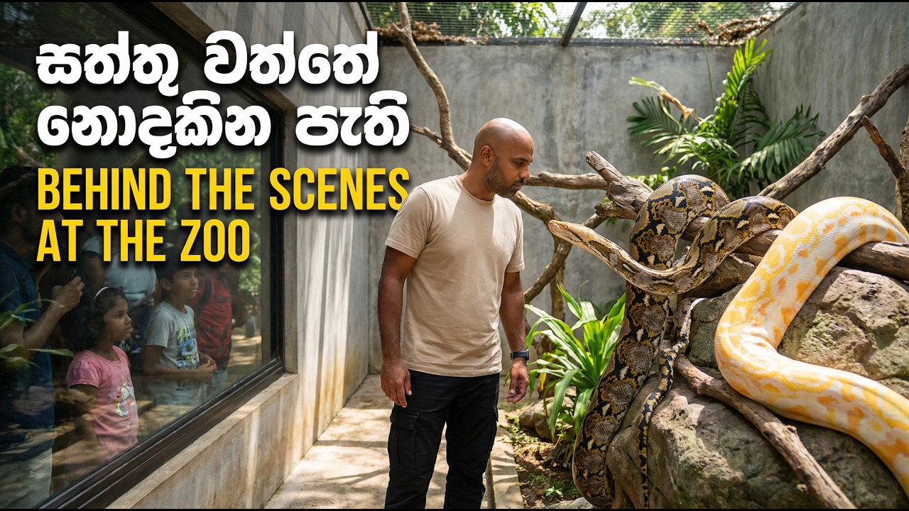 සත්තු වත්තේ නොදකින පැති Behind the Scenes at the Zoo | Dr. Ru Somaweera | #යංසත්තුබලන්න #rugoeswild