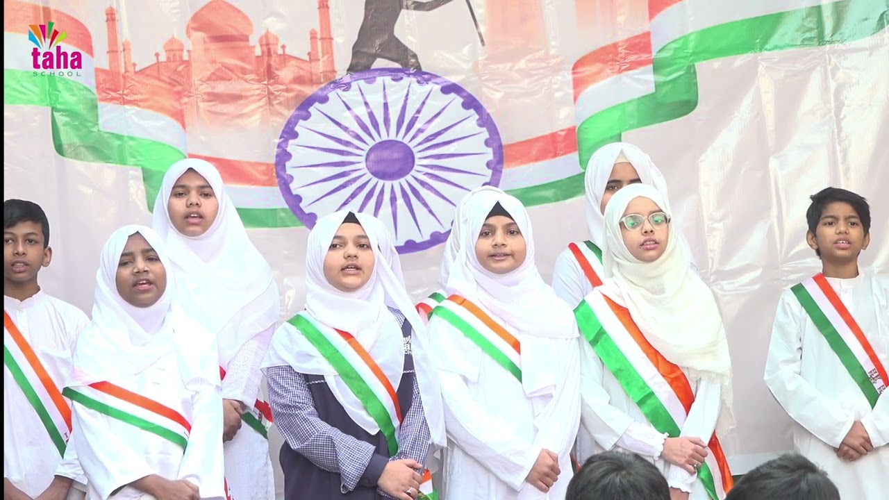 Melody of Patriotism 🇮🇳 #tahaschool #republicday