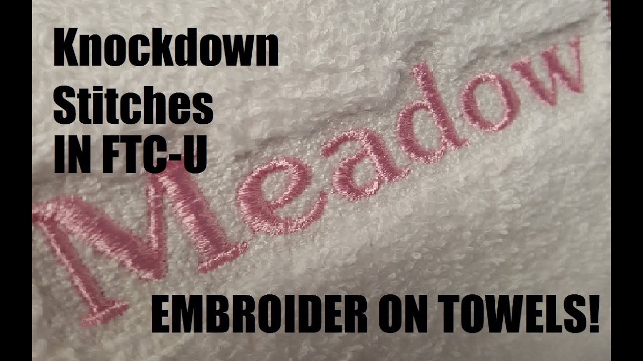 Create Knockdown Stitching in FTC-U!