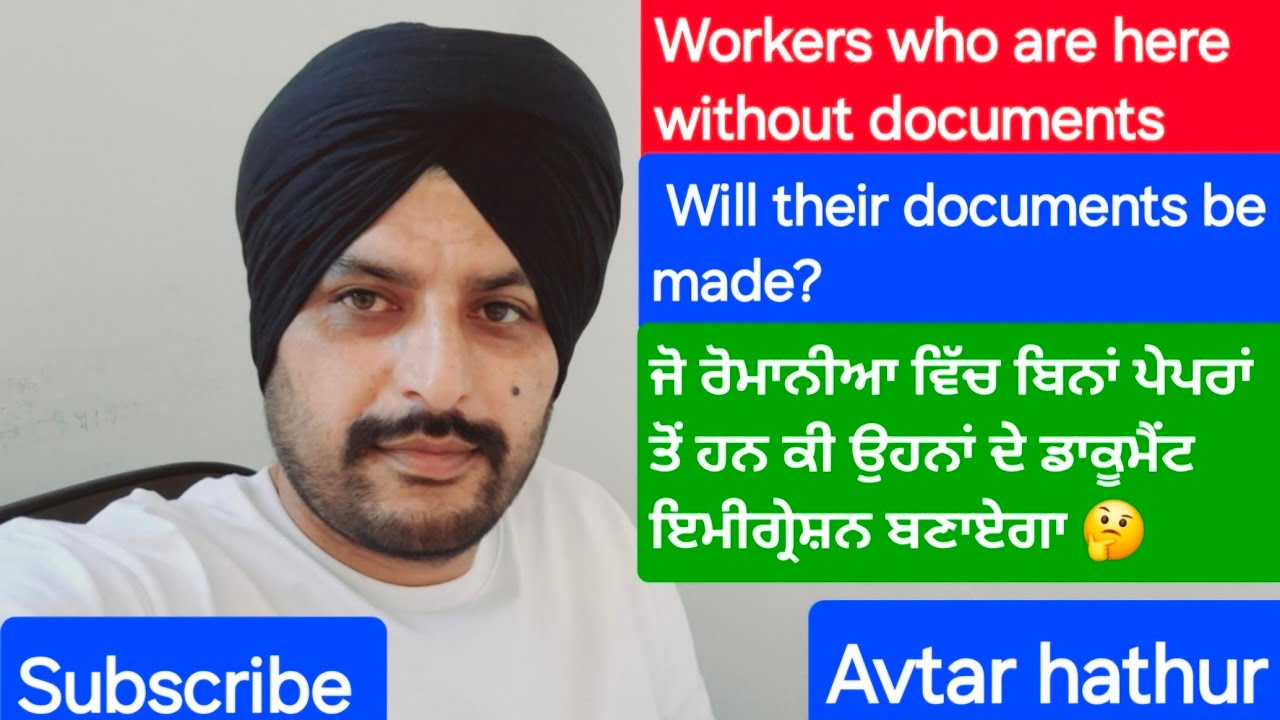 Those who are illegal workers in Romania, are making their immigration documents?