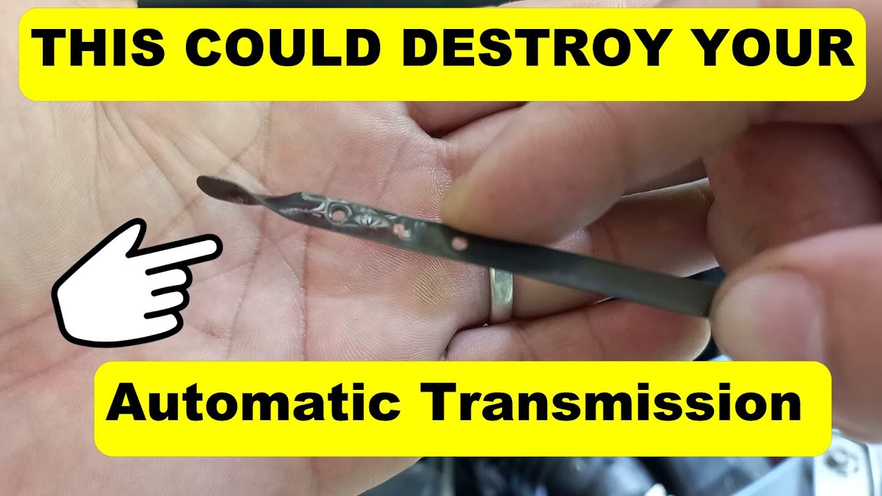 Proper Way to Check Automatic Transmission Fluid Level Toyota Avanza 2013 Model