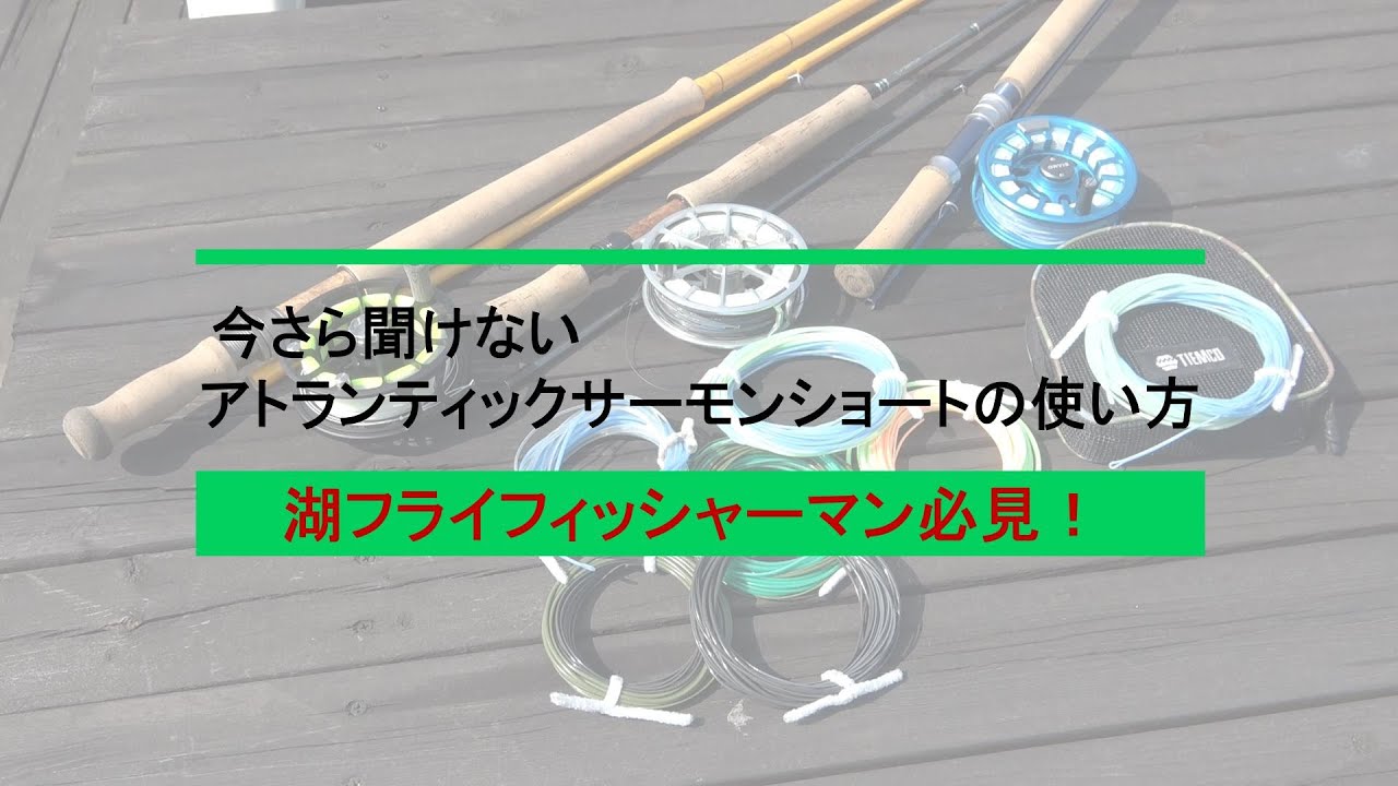 湖フライフィッシャーマン必見のアトランティックサーモン・ショートの解説です。Vol.1は豊富なラインナップが揃う「シンクレート」について。