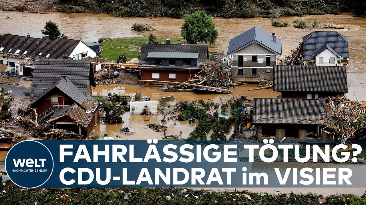 AHRWEILER: Fahrl&auml;ssige T&ouml;tung? Ermittlungen gegen CDU-Landrat im Katastrophengebiet starten
