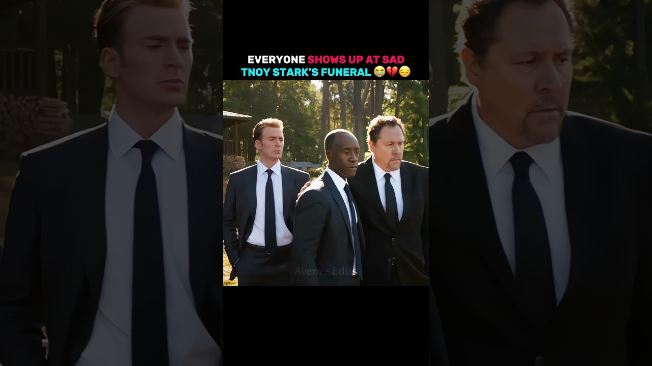 EVERYONE SHOWS UP AT SAD TONY STARK&rsquo;S FUNERAL 😔💔😭 Arcade #marvel #avengers