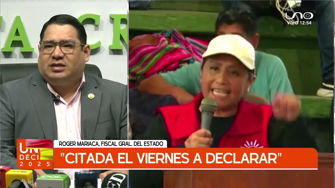 Fiscalía de Cochabamba cita a Ruth Nina