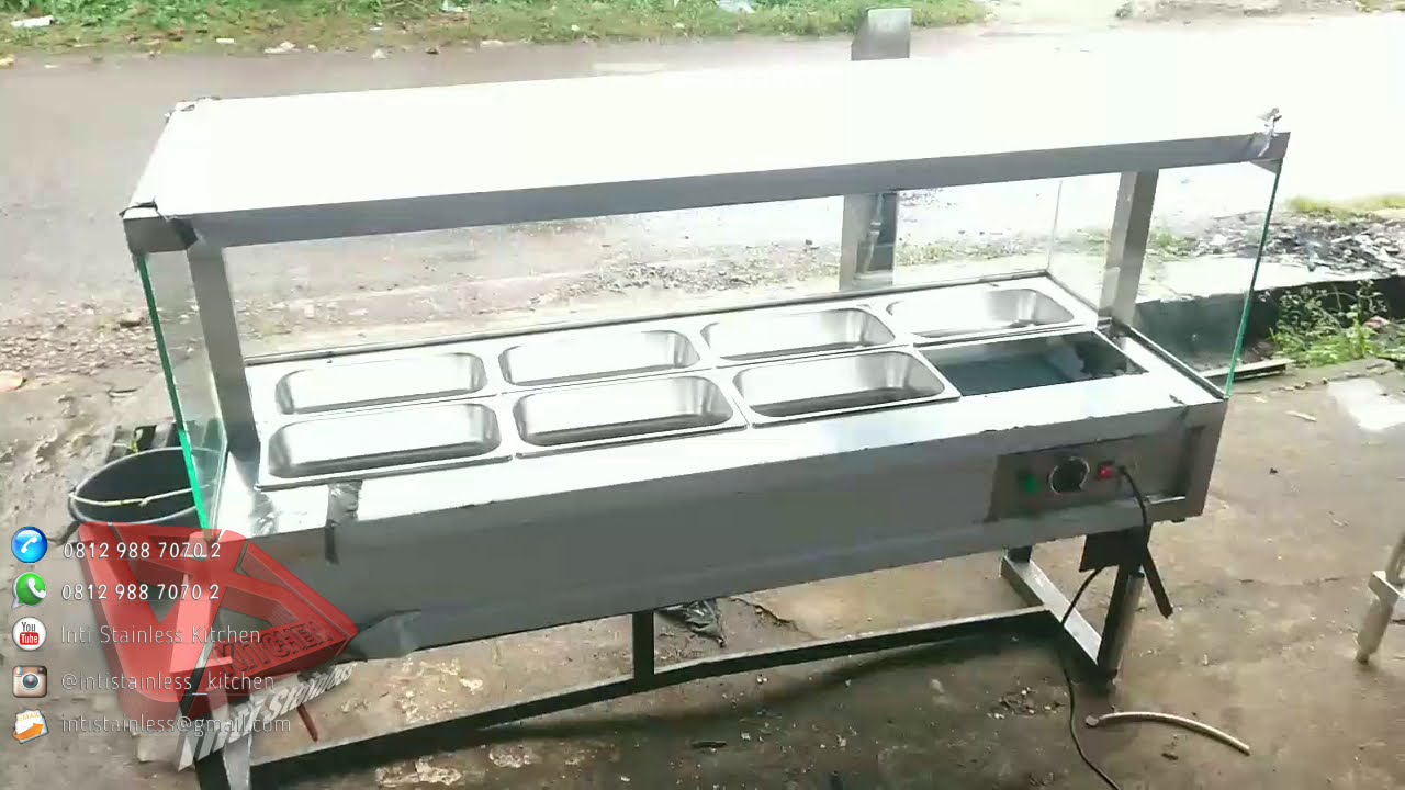 Bain Marie etalase pemanas makanan
