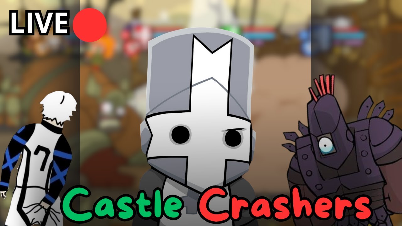 JOGANDO O LENDÁRIO CASTLE CRASHERS COM OS MANOS! pt3