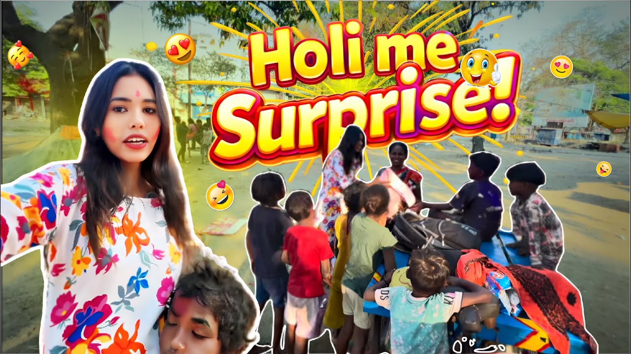 Holi Par Ek Chhota Sa Surprise Bacchon Ke Liye 🌈|| @quizirl_tp_vlog || 