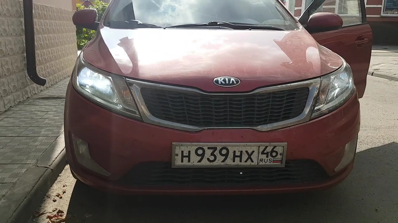 Narva Range Power LED H4 ближний/дальний свет в Kia Rio