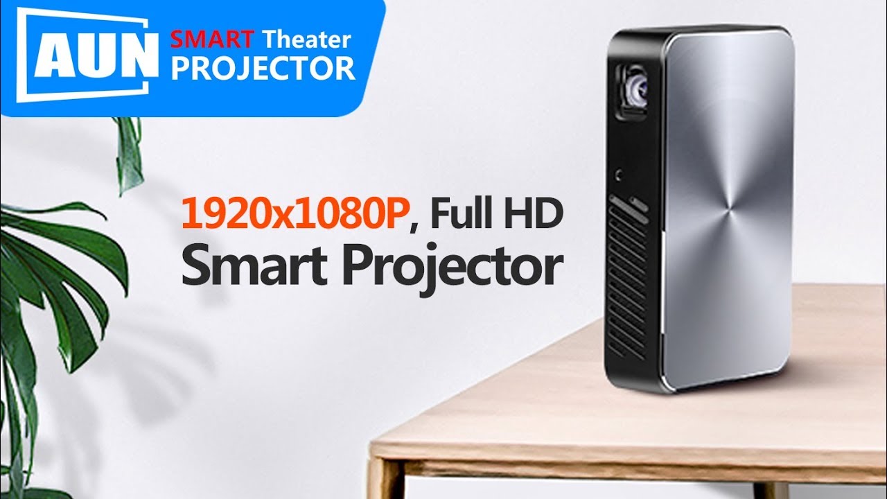 AUN Smart Full HD Projector, Home Theater