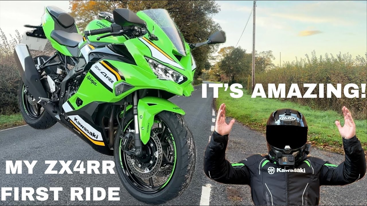 ПЕРВАЯ ПОЕЗДКА на моем НОВОМ KAWASAKI NINJA ZX4RR | ЭТО УДИВИТЕЛЬНО!