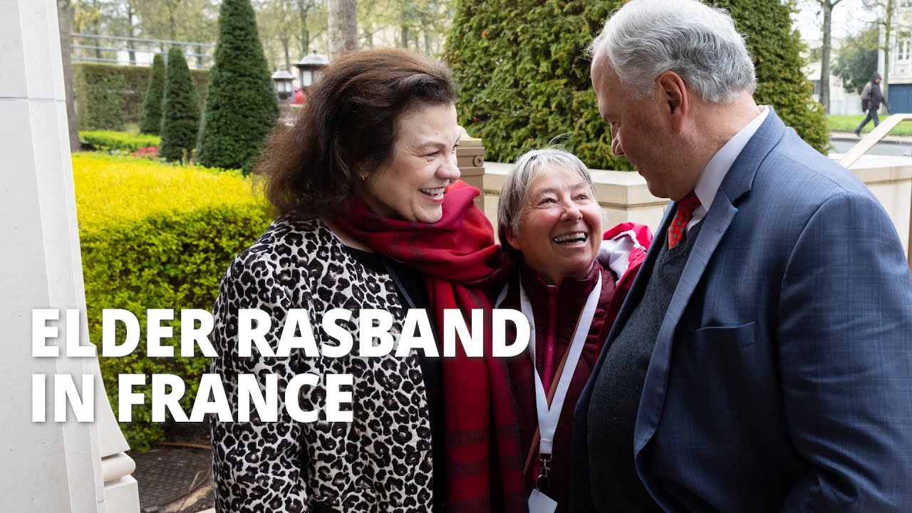 Elder Rasband Welcomes Mayor to Paris France Temple, Ministers to  Church Members