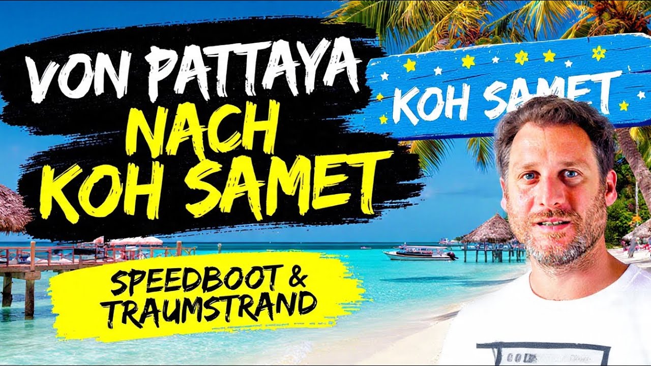 Von Pattaya nach Koh Samet – 2 Stunden Fahrt & Speedboot ins Inselparadies