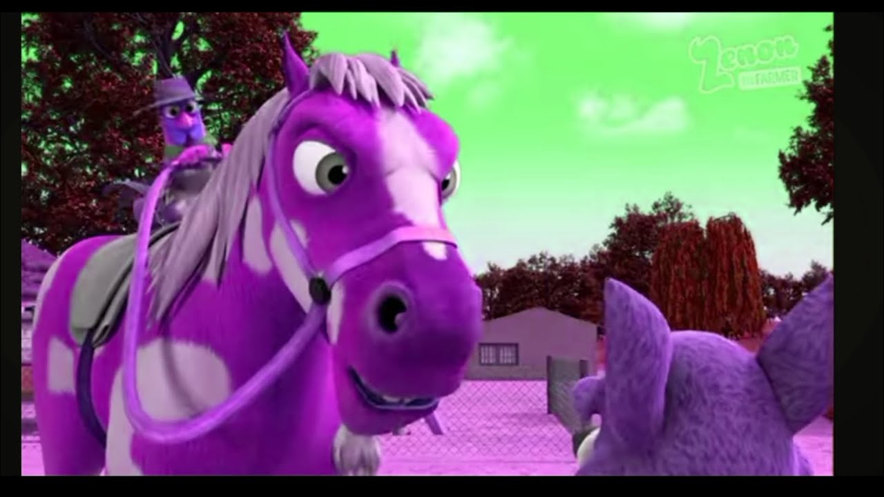 Cowboy Bartolito scares the wolf, but he fell off the horse|| Sponsored by Gamavision Csupo effects 