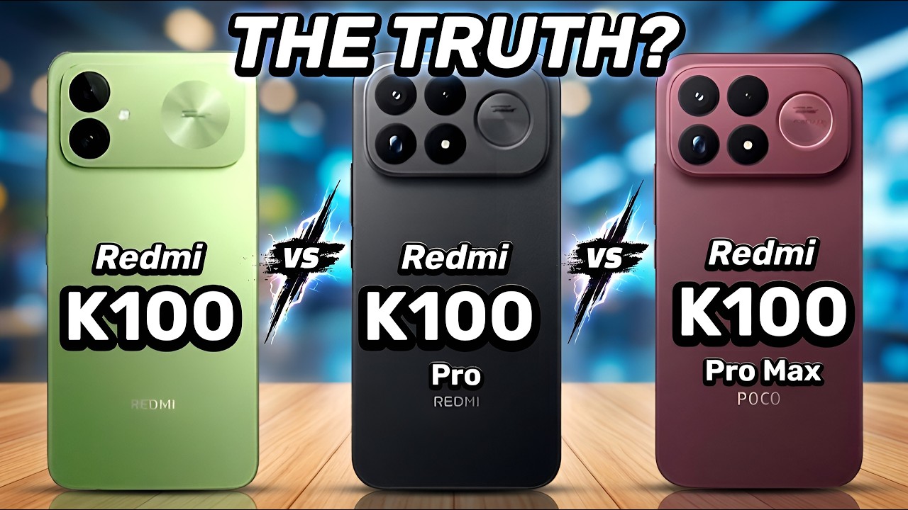 Xiaomi Redmi K100 vs Redmi K100 Pro vs Redmi K100 Pro Max 🔥: Don't Buy Until You See This! 🔥