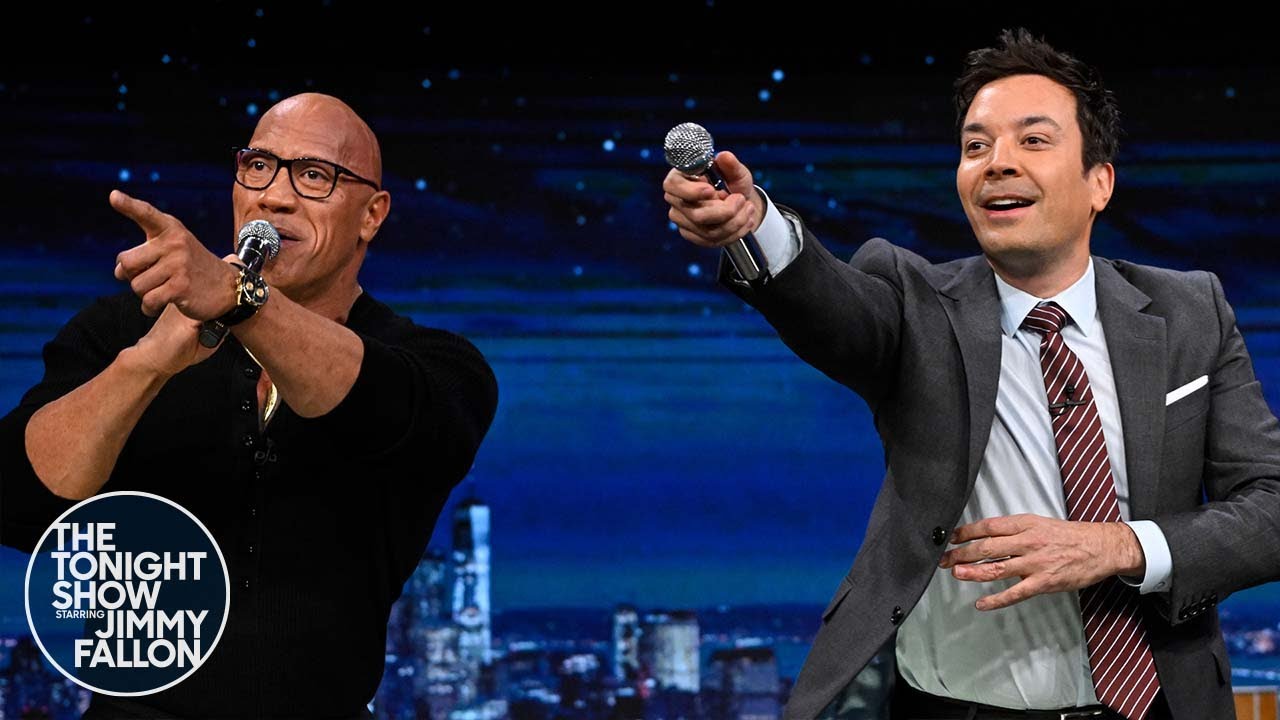 Dwayne Johnson and Jimmy Sing 