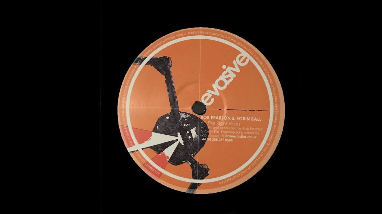 Rob Pearson & Robin Ball - The Right Vibes (Evasive Records)