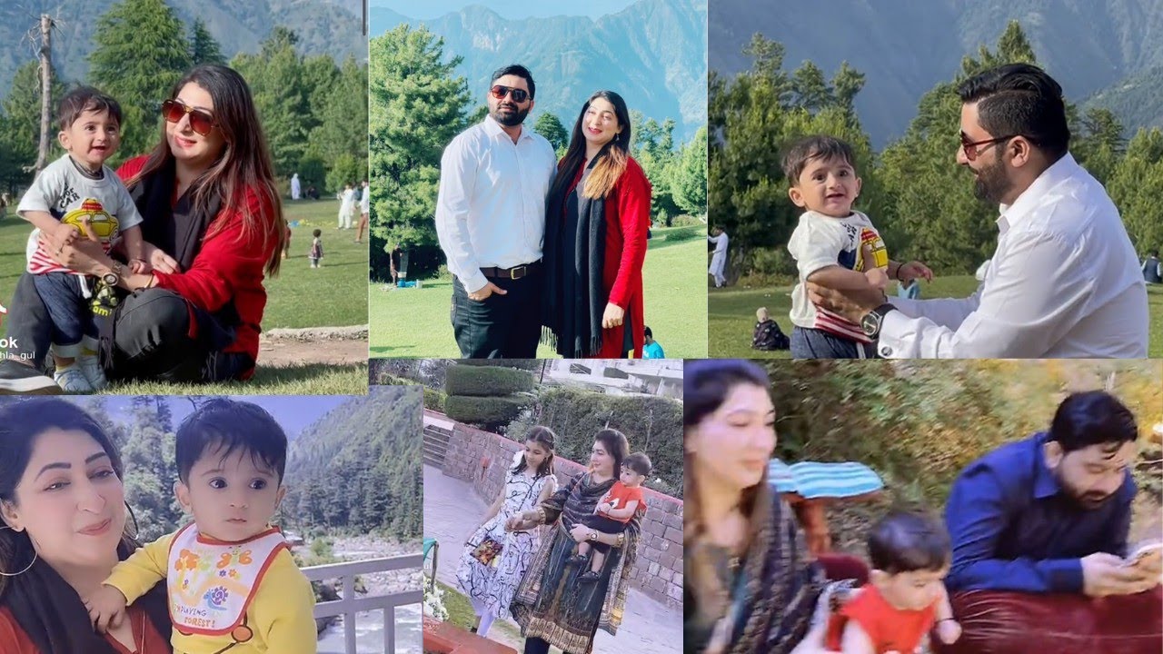 Shehla Gul enjoying weekend with her husband and kids in Islamabad|| Raqsam Raqsam