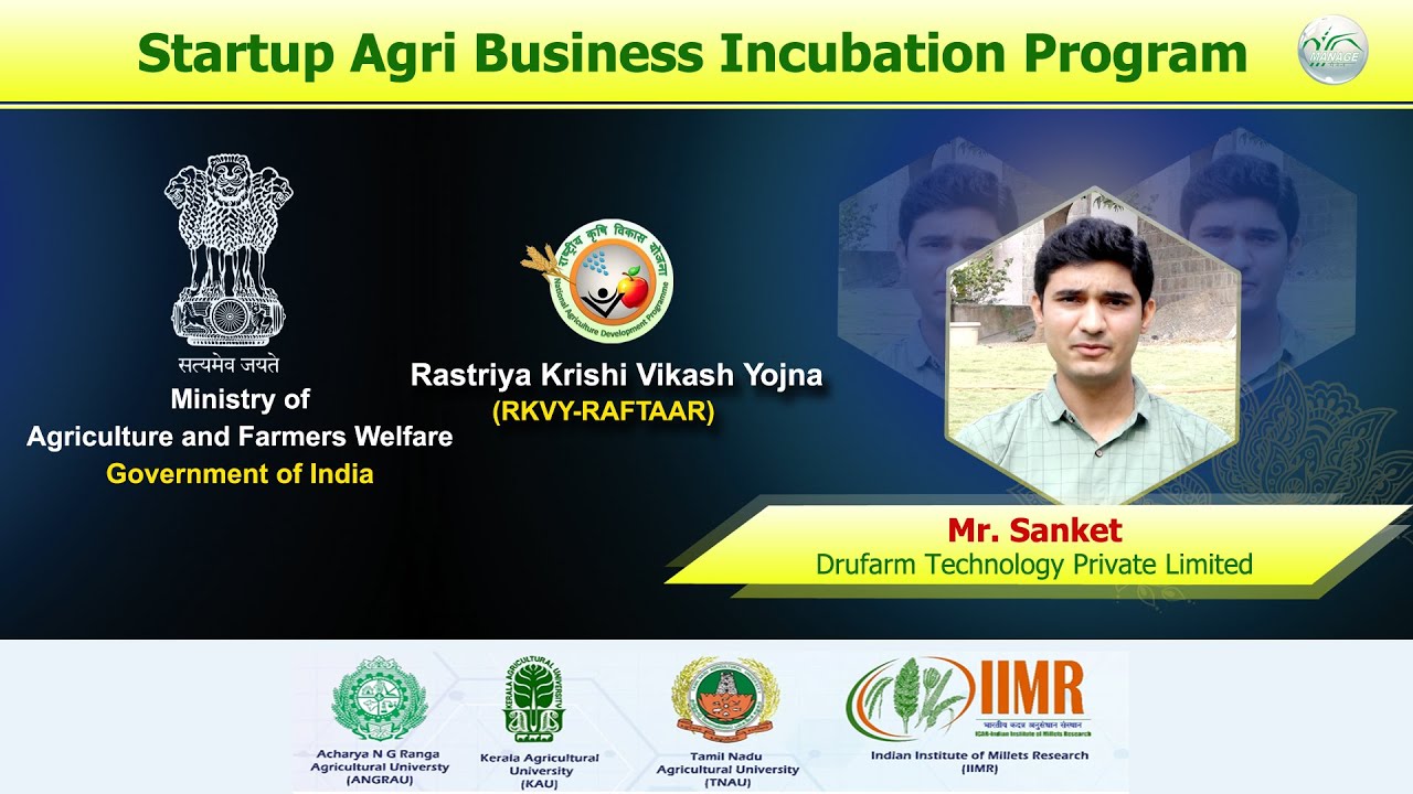 RKVY-RAFTAAR - Startup Agri-Business Incubation Program at MANAGE, Hyderabad