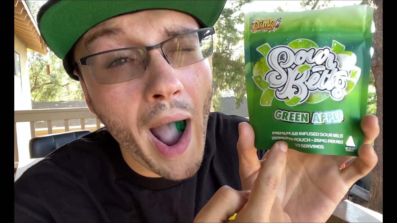 DIMO Delta 8 THC Sour Belts Review [25MG Delta 8 THC]