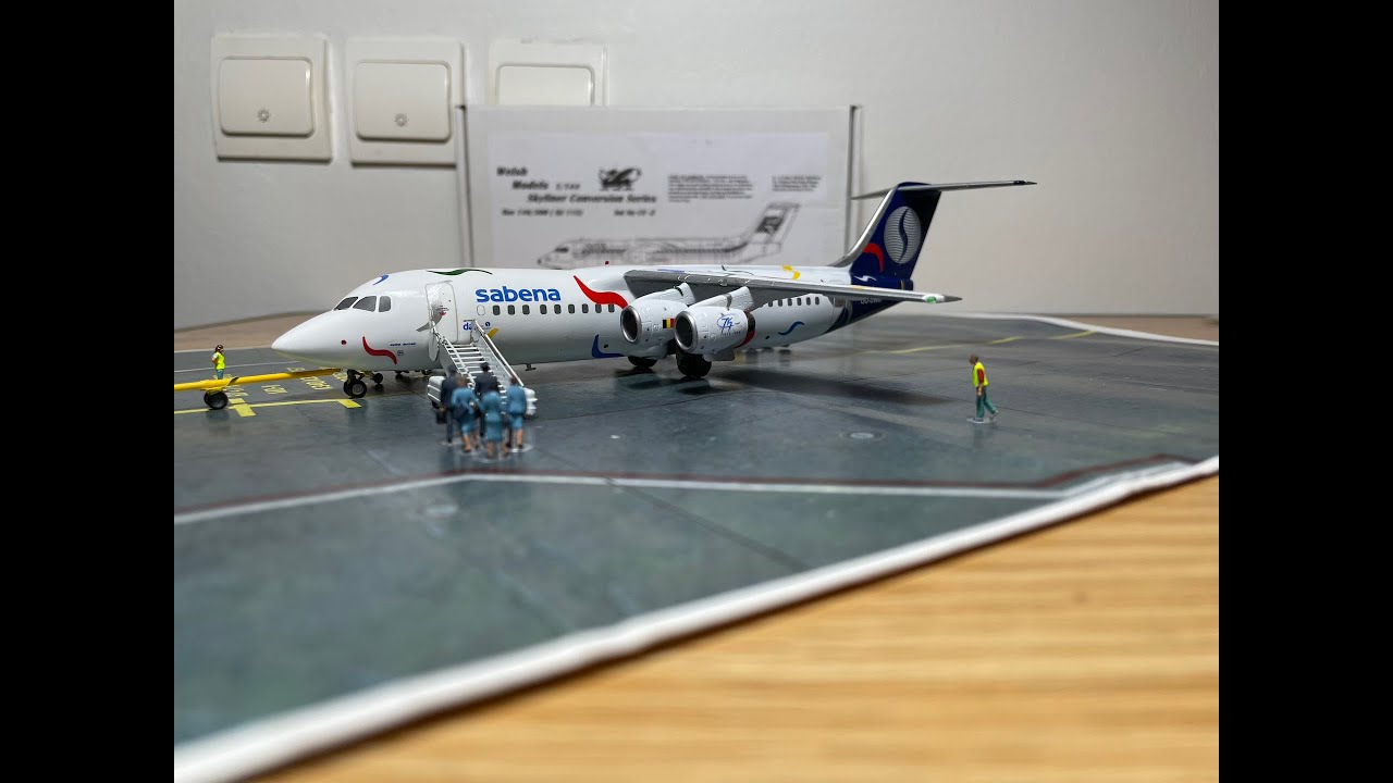 1/144 Revell Avro RJ100 Sabena special livery