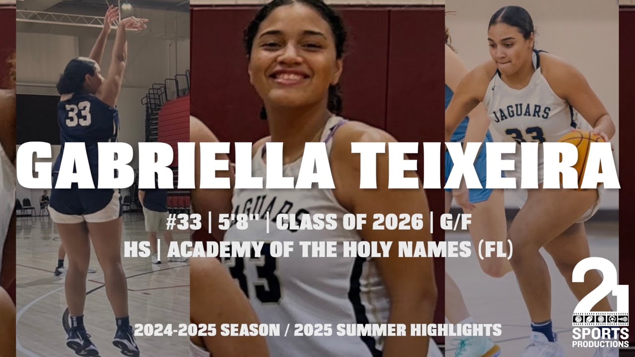 Gabriella Teixeira | #33 | 5'8 | G/F | 2026 | Academy of the Holy Names | 24-25 Summer Highlights