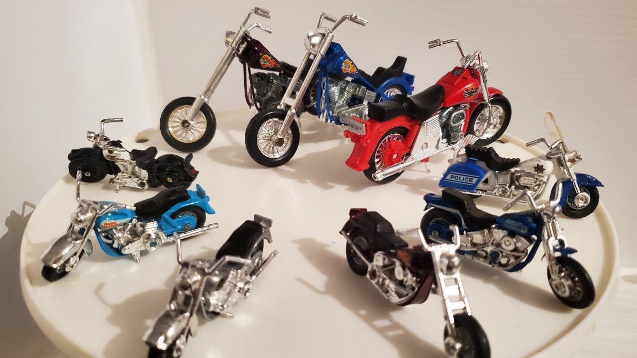 Motorcycles from Matchbox.
