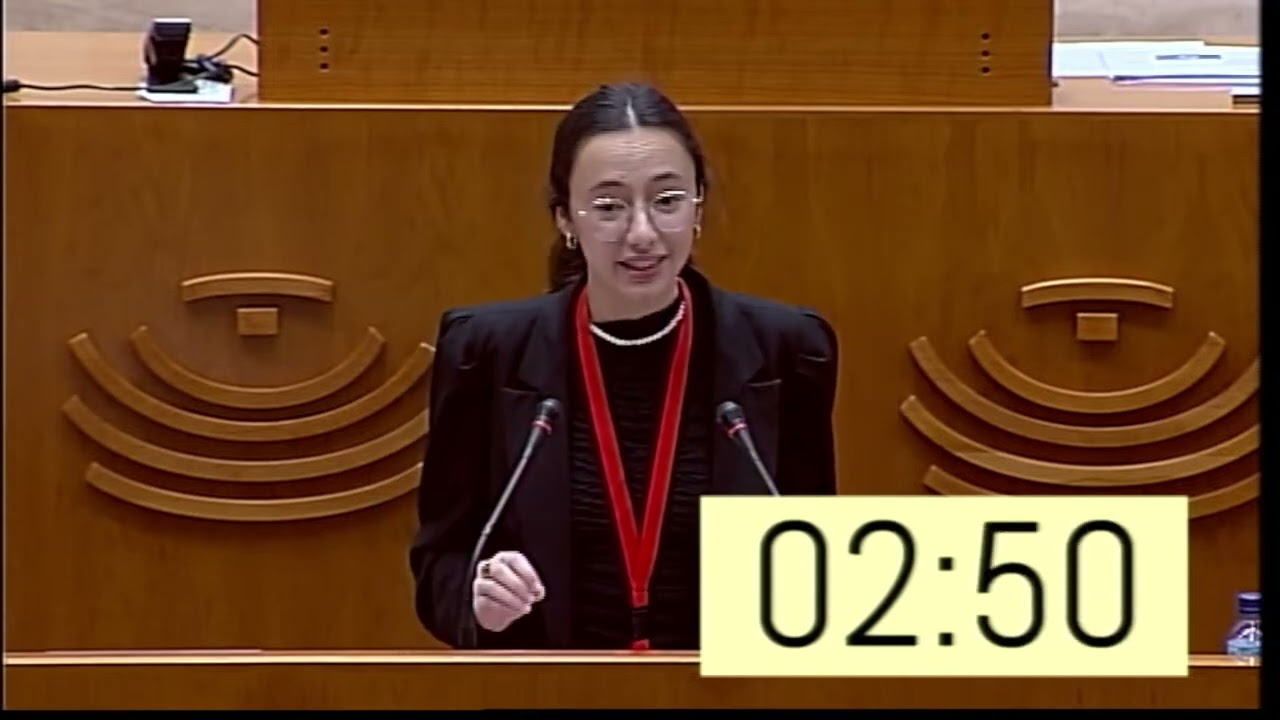 III edición del Concurso de Debate Escolar - Desarrollo del debate de la final de la categoría B
