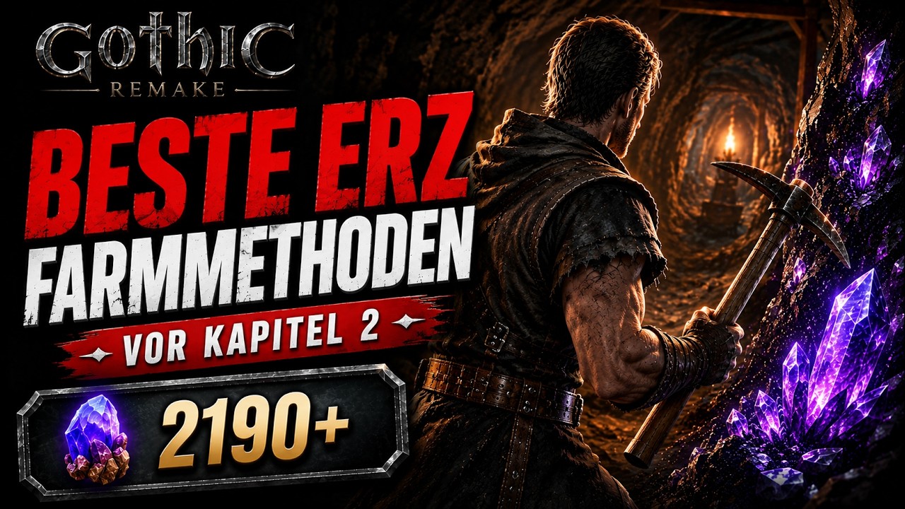 The 4 BEST ORE farming methods in Gothic 1 Remake