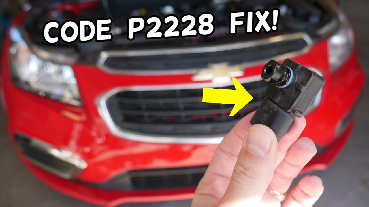 CHEVROLET CRUZE CODE P2228 BAROMETRIC PRESSURE SENSOR FIX  ENGINE LIGHT ON