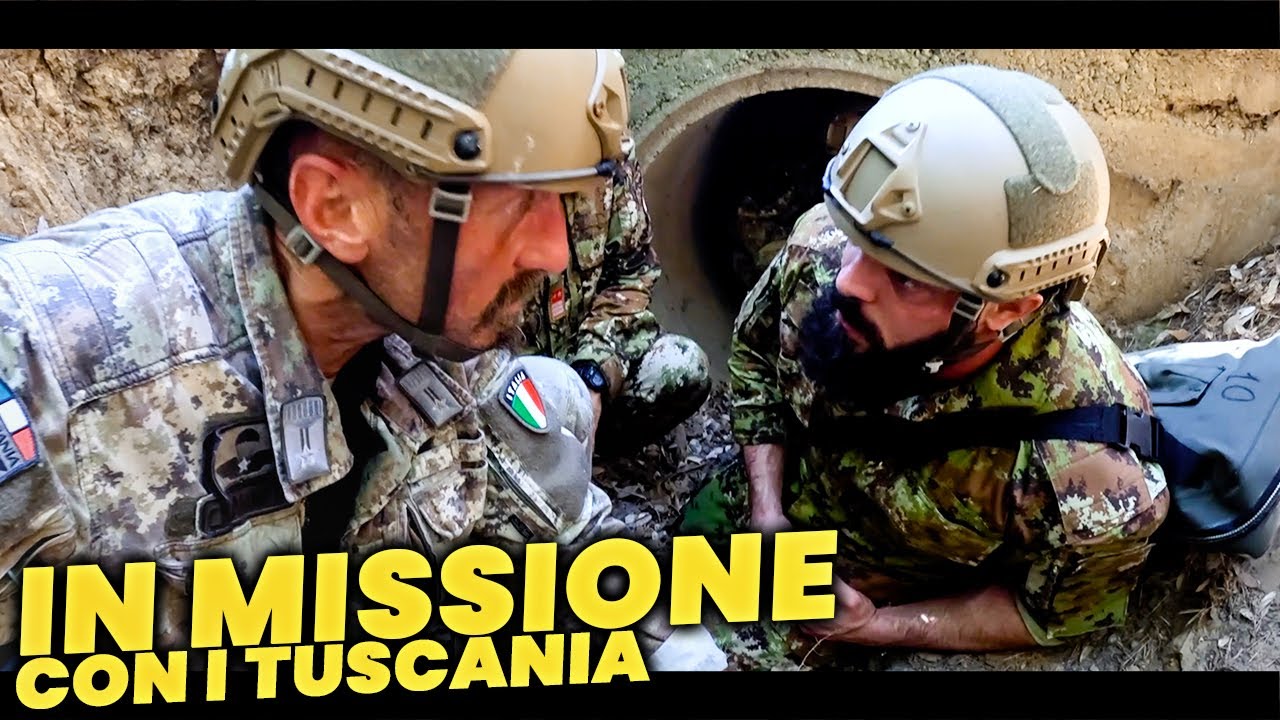 MISSIONE con il 1 ° Reggimento Carabinieri Paracadutisti -TUSCANIA