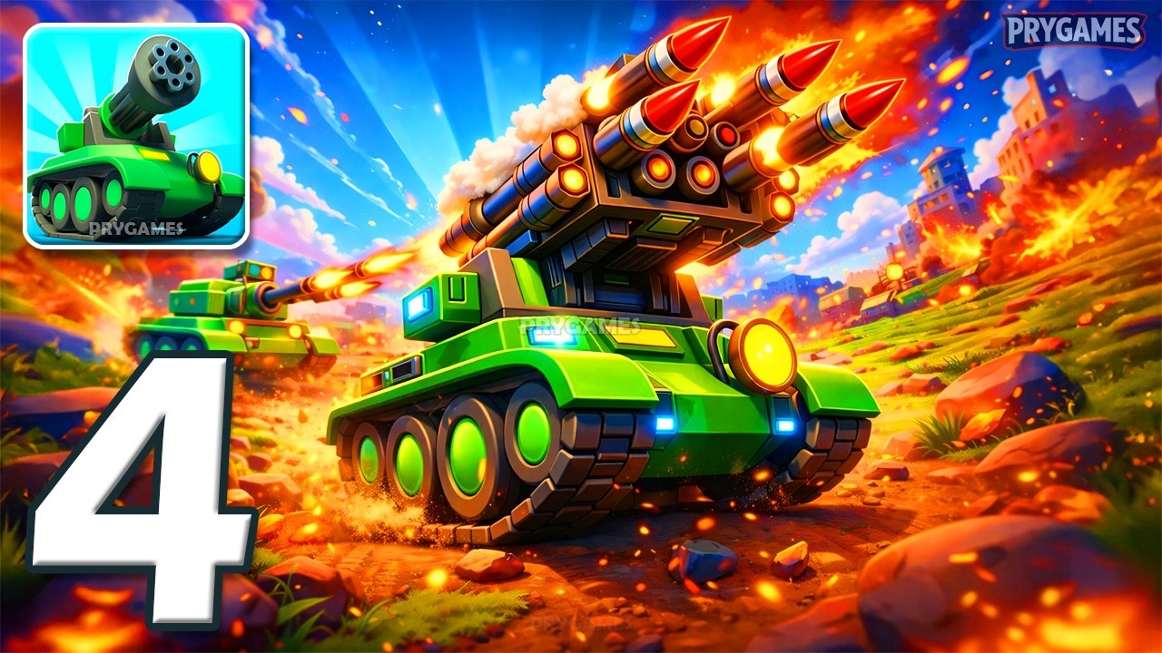 Tank Sniper: 3D Shooting Games - Gameplay Walkthrough Part 4 - Tank Army Sniper (Android, iOS)