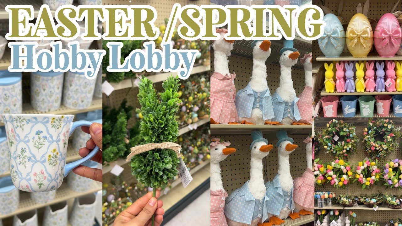 НОВИНКА! ДЕКОР К ПАСХЕ И ВЕСНЕ 2026 В HOBBY LOBBY! Весенние находки для дома #hobbylobby #spring2026