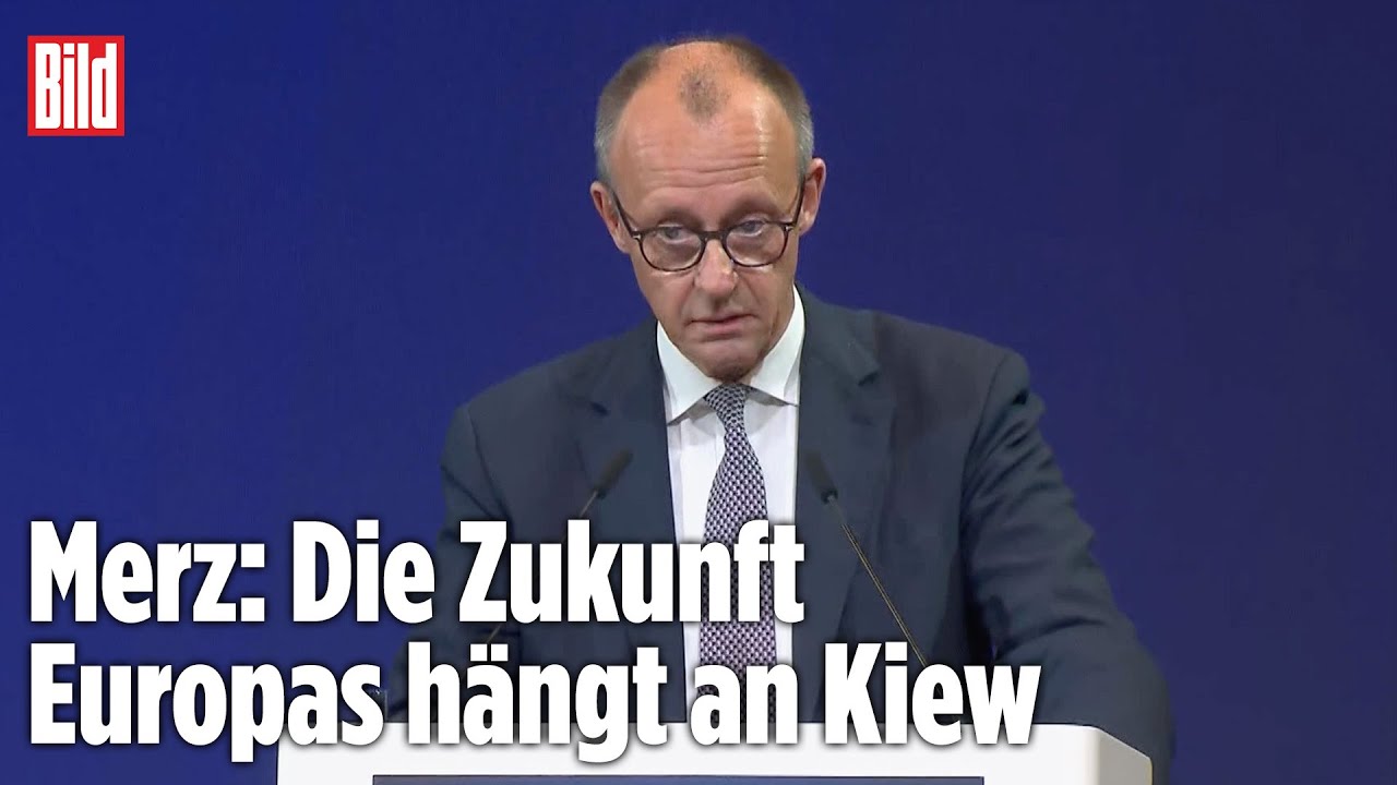MERZ WARNT: &bdquo;Das Schicksal der Ukraine ist das Schicksal Europas&ldquo;