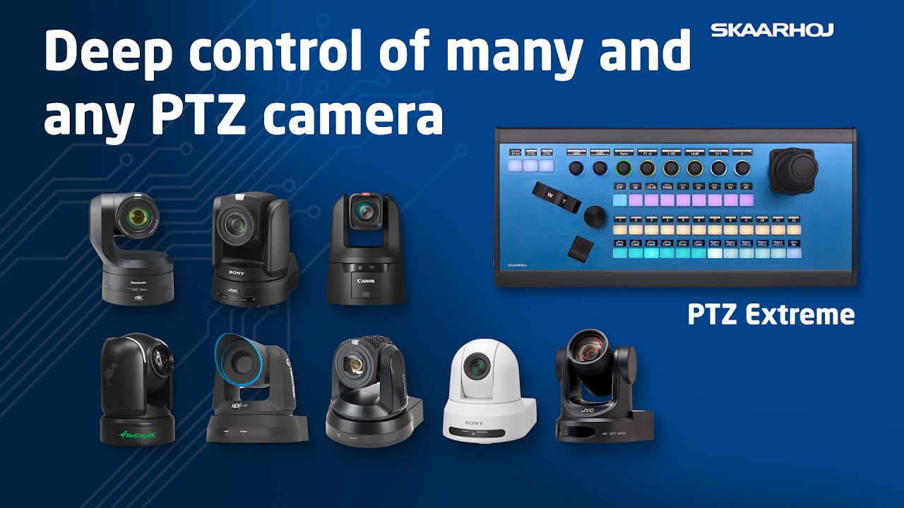 Deep control of many and any PTZ camera with PTZ Extreme