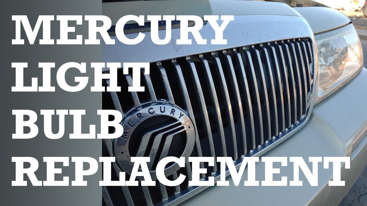 How to Replace / fix / Install a Car Headlight Bulb in a 2005 Mercury Grand