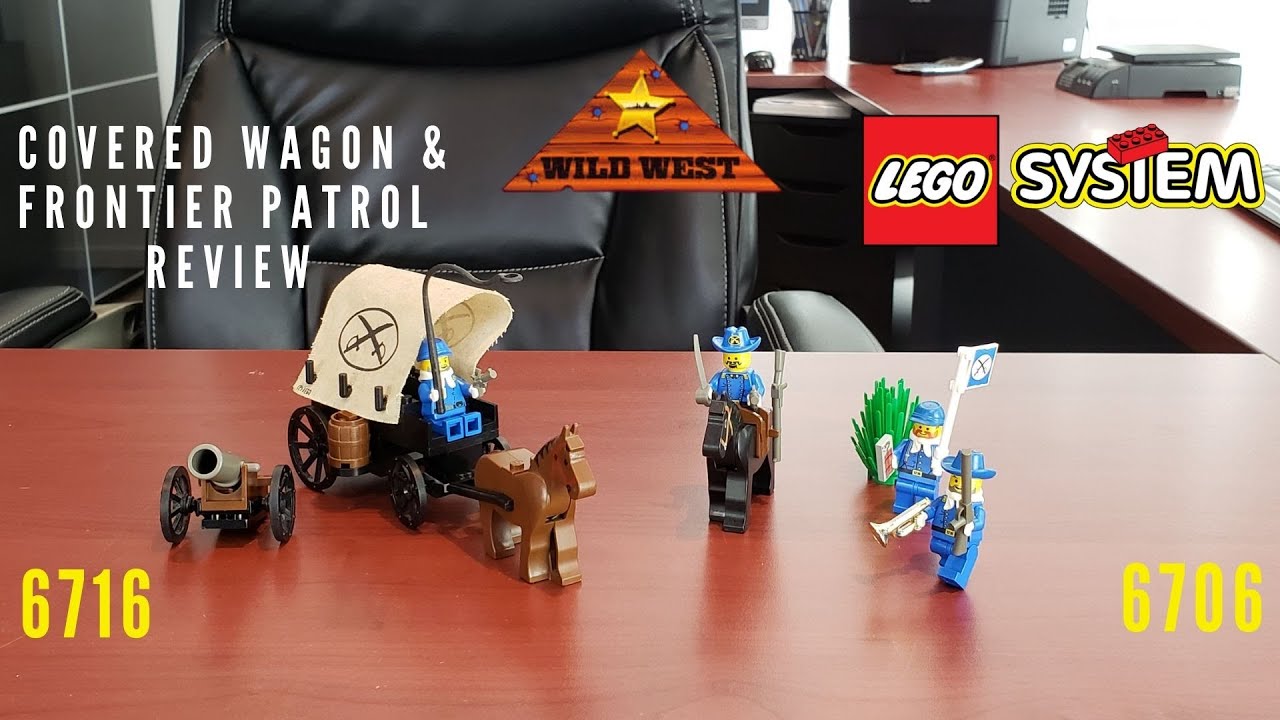LEGO Wild West Covered Wagon 6716 & Frontier Patrol 6706 Review! + The Battle pack of the Wild West?