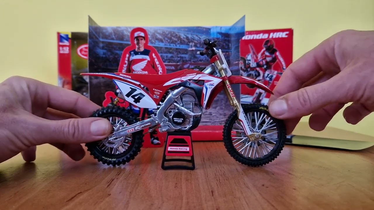 New Ray 1:12 Honda CRF450R Cole Seely Team Honda HRC#newray