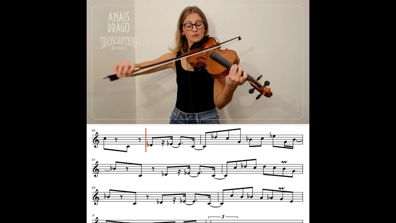 Anais Drago plays Michel Petrucciani's solo on Caravan
