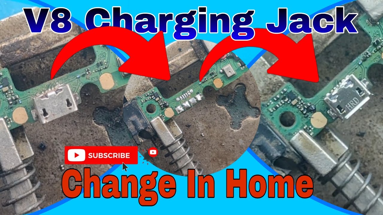 V8 Charging Jack Change at Home | Step by Step Repair #priyabis 