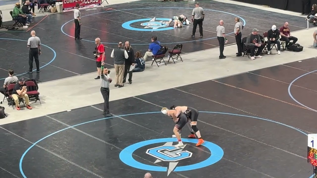 Trujillo vs Olvera - 2026 NMAA State Wrestling 215lb Semifinal