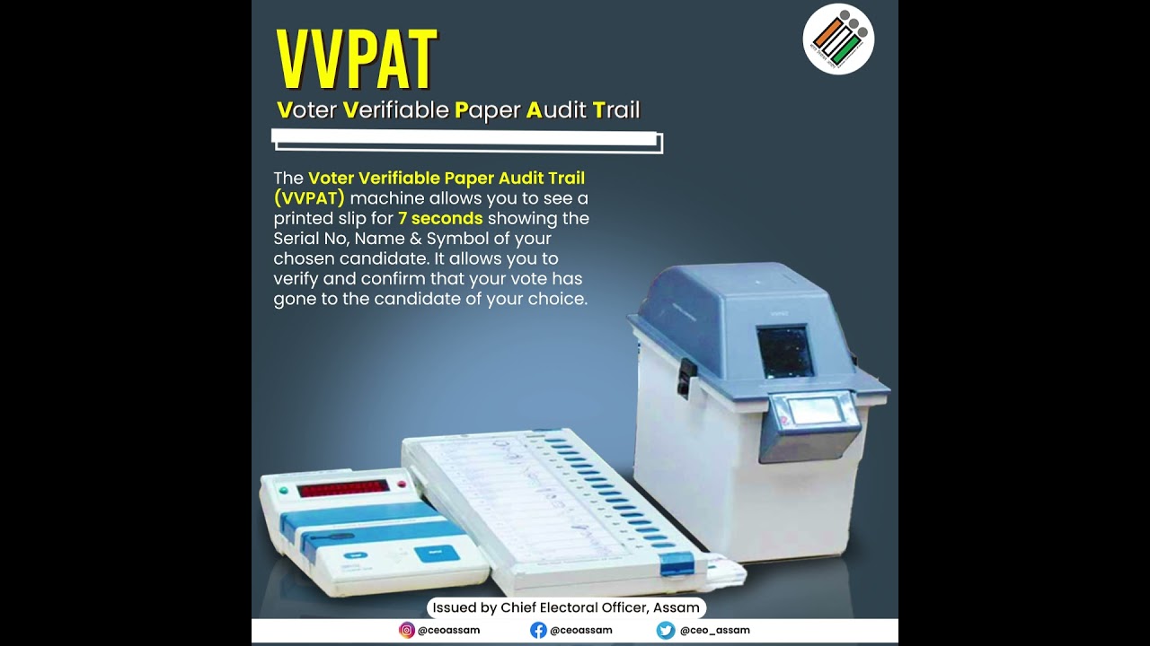 Know what is VVPAT? Watch this video to know more.#ceoassam #KnowYourEVM #ecilc