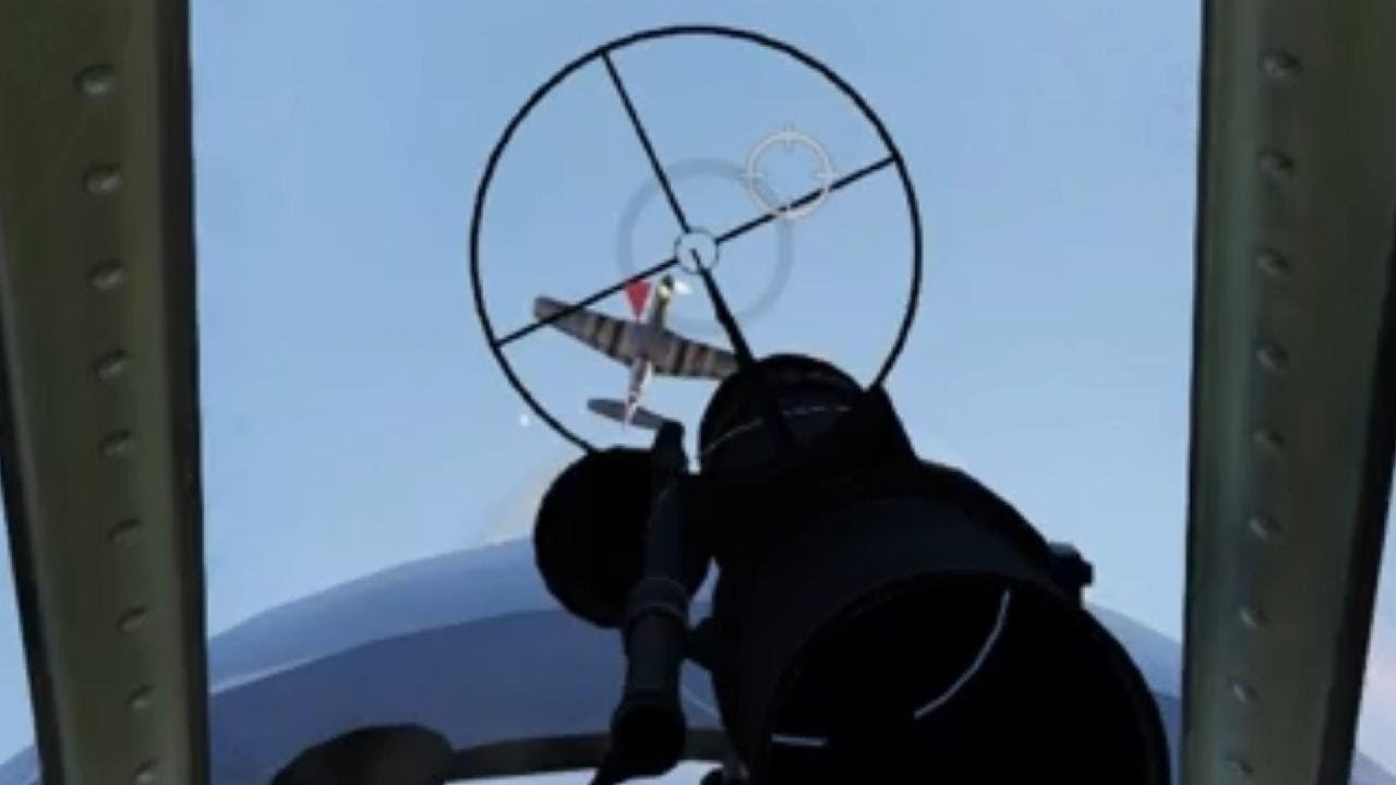 Fighting an Enemy mustang in a BR I plane..