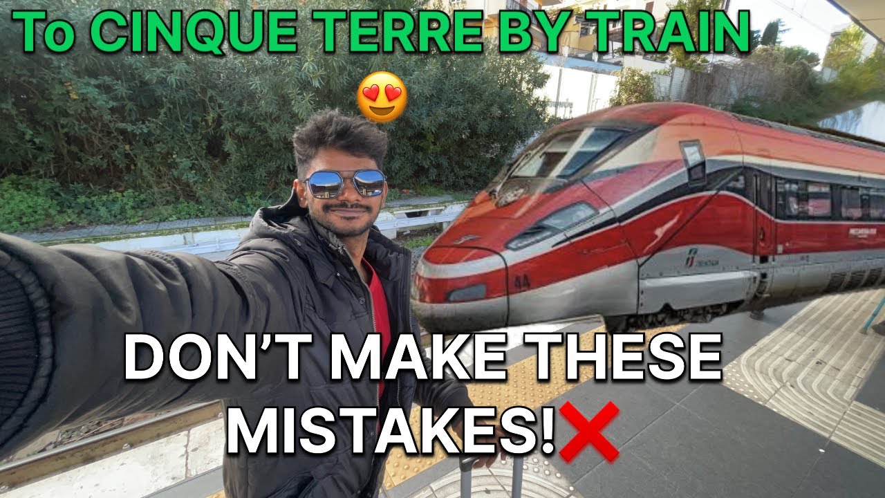 This is How to Travel to Cinque Terre by Train🇮🇹 | Italy Train Reality💯