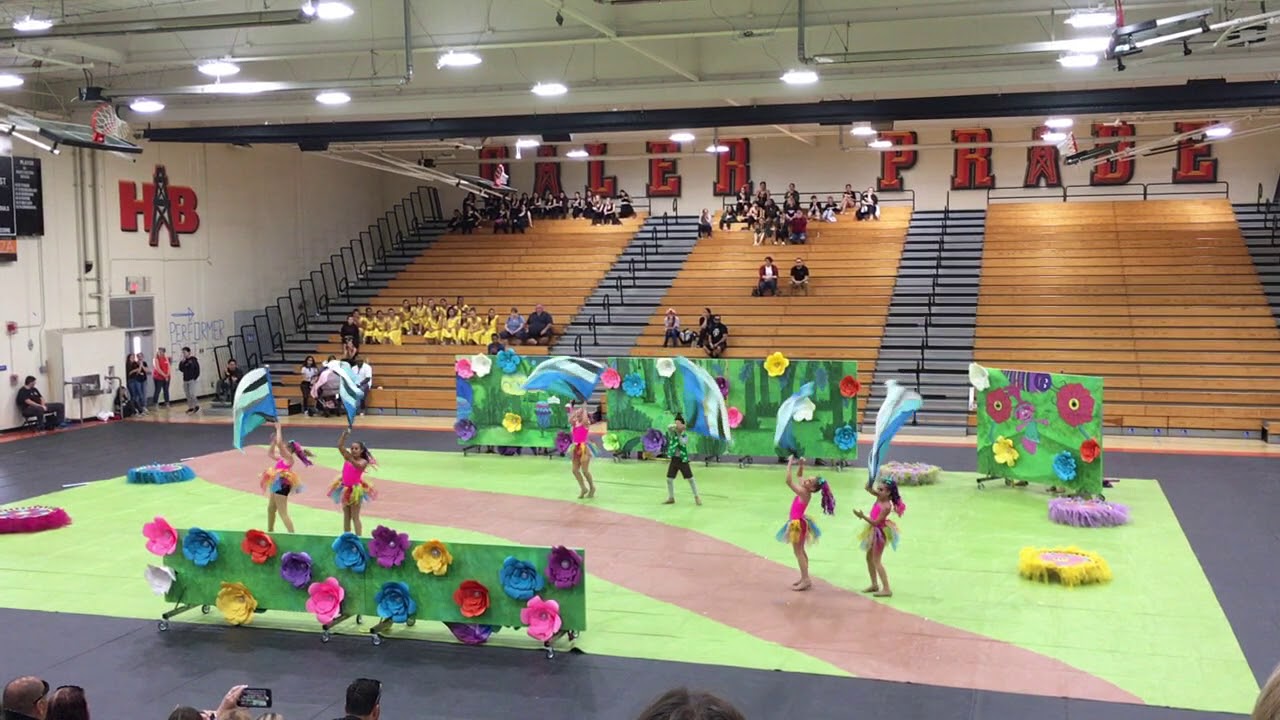 Lisa J  Mails Elementary School Monarch Color Guard   Can't Stop The Feeling   JHAA WGASC CHampionsh