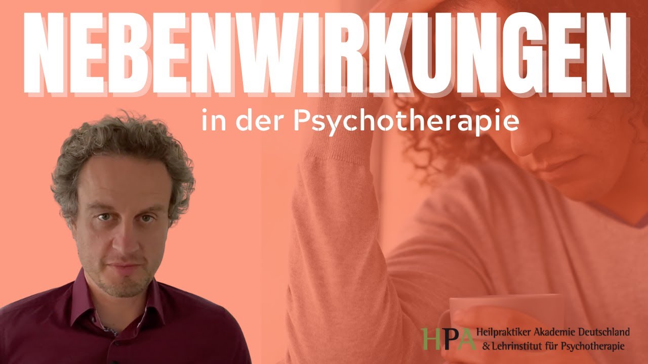 🙍‍♂️ Nebenwirkungen in der Psychotherapie