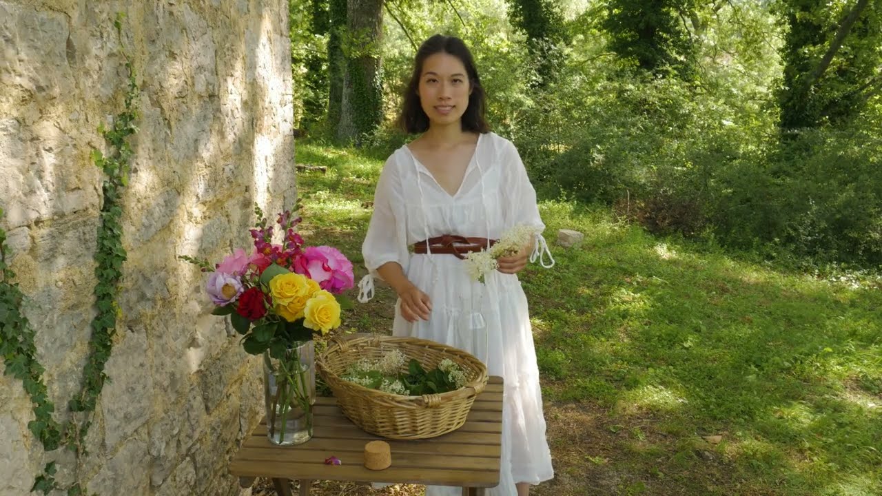Foraging wild edible plants, and lime plastering